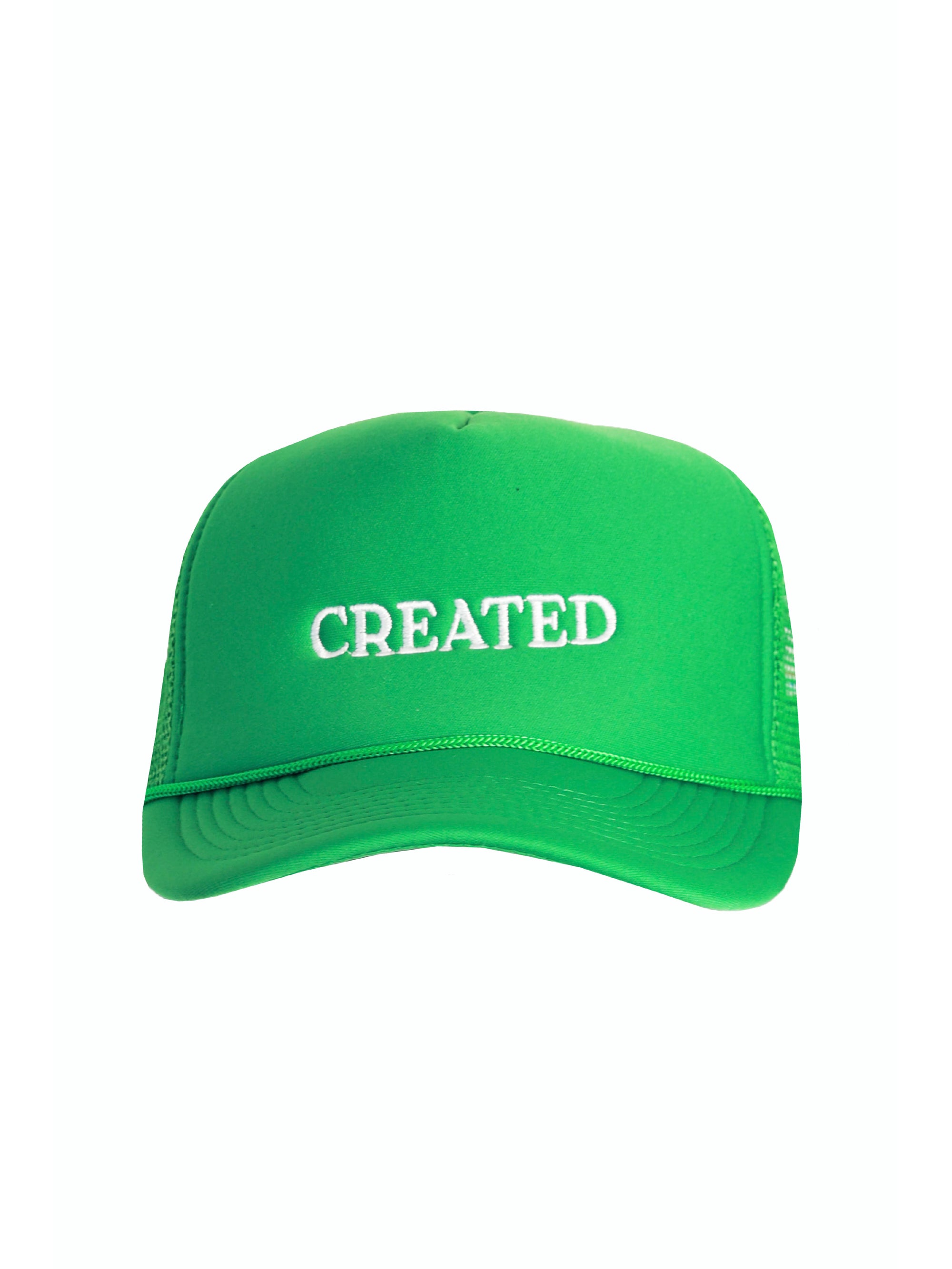 Created Trucker Hat - Cadmium Green