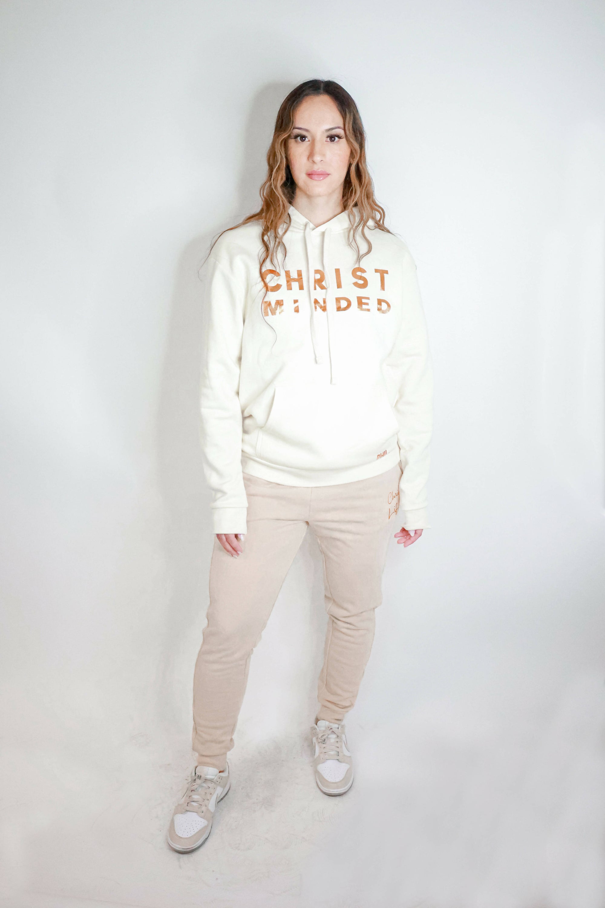 Christ Minded White Hoodie