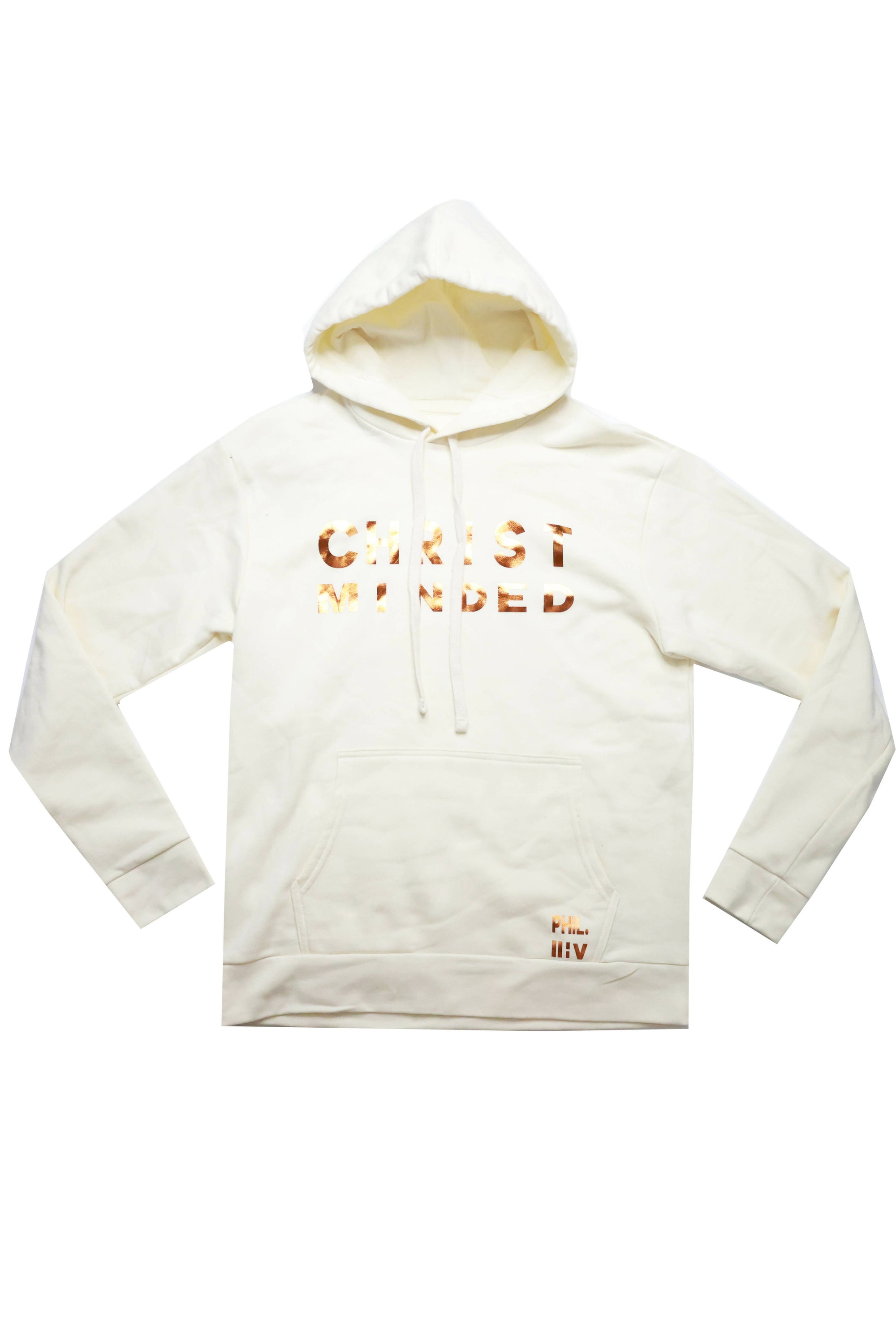 Christ Minded White Hoodie